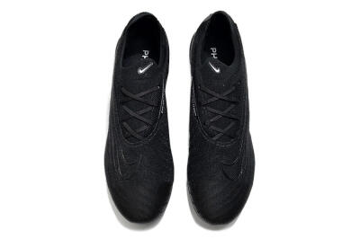 Unisex Nike Phantom GX Elite FG Firm Ground Low-Tops Football Boots - Black/White/Black
