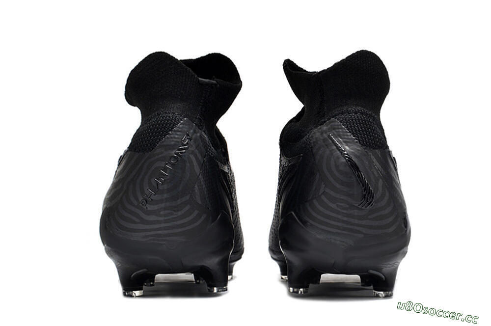 Unisex Nike Phantom GX Elite DF Link FG Firm Ground High-Tops Football Boots - Black/White/Black 5
