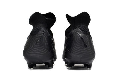 Unisex Nike Phantom GX Elite DF Link FG Firm Ground High-Tops Football Boots - Black/White/Black