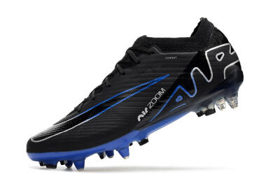 Men's Nike Air Zoom Mercurial Vapor 15 Elite SG Soft Ground Low-Tops Football Boots - Black/Blue/White