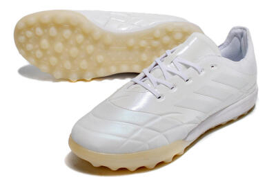 Men's Adidas Copa Pure.3 TF Artificial Turf Low-Tops Football Shoes - White/White