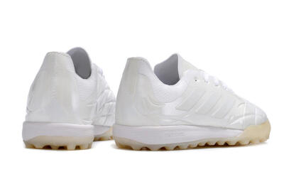 Men's Adidas Copa Pure.3 TF Artificial Turf Low-Tops Football Shoes - White/White