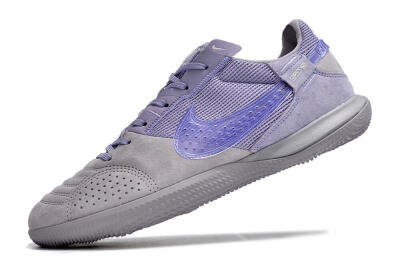 Men's Nike Street Gato IC Indoor & Futsal Low-Tops Football Shoes - Purple/Grey