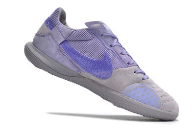 Men's Nike Street Gato IC Indoor & Futsal Low-Tops Football Shoes - Purple/Grey