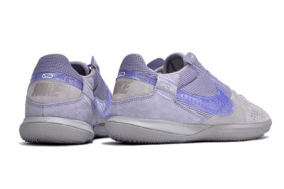 Men's Nike Street Gato IC Indoor & Futsal Low-Tops Football Shoes - Purple/Grey