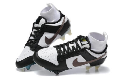 Men's Nike Mercurial Vapor Ede Dunk Panda FG Firm Ground High-Tops Football Boots - White/Black/Brown