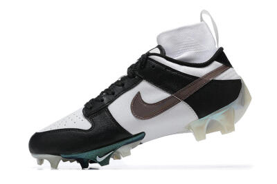 Men's Nike Mercurial Vapor Ede Dunk Panda FG Firm Ground High-Tops Football Boots - White/Black/Brown
