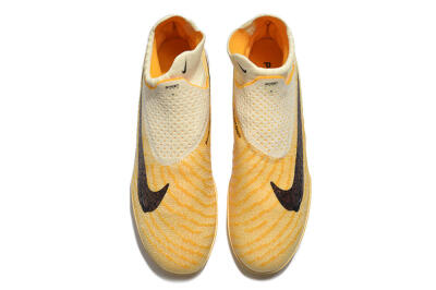 Unisex Nike Phantom GX Elite DF Link TF Artificial Turf High-Tops Football Shoes - Yellow/Black/Brown