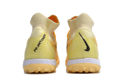 Unisex Nike Phantom GX Elite DF Link TF Artificial Turf High-Tops Football Shoes - Yellow/Black/Brown