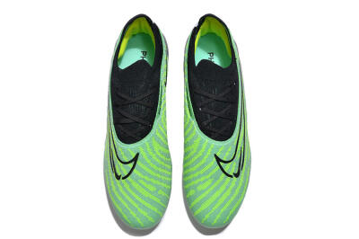 Unisex Nike Phantom GX Elite FG Firm Ground Low-Tops Football Boots - Green/Black