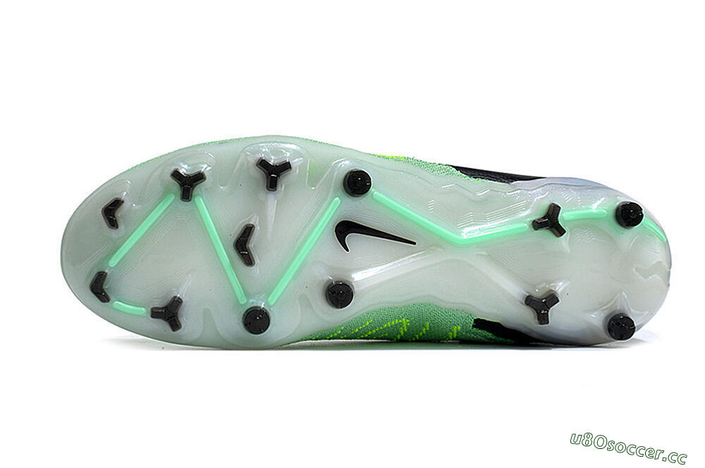 Unisex Nike Phantom GX Elite FG Firm Ground Low-Tops Football Boots - Green/Black 6