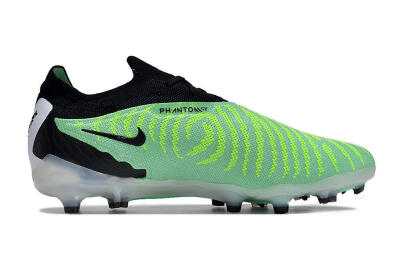 Unisex Nike Phantom GX Elite FG Firm Ground Low-Tops Football Boots - Green/Black