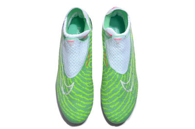 Unisex Nike Phantom GX DF Elite FG Firm Ground High-Tops Football Boots - Green/White/Blue