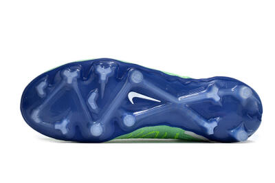 Unisex Nike Phantom GX Elite FG Firm Ground Low-Tops Football Boots - Green/White/Blue