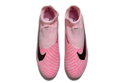Unisex Nike Phantom GX Elite FG Firm Ground High-Tops Football Boots - Pink/Black/Gold