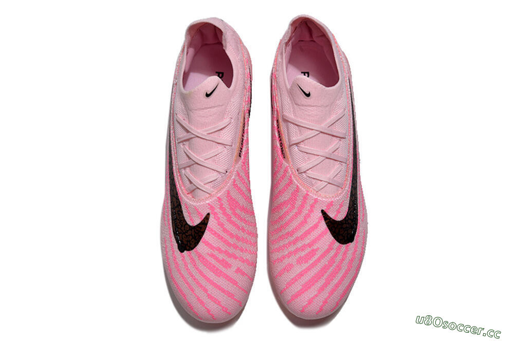 Unisex Nike Phantom GX Elite FG Firm Ground Low-Tops Football Boots - Pink/Black/Gold 4