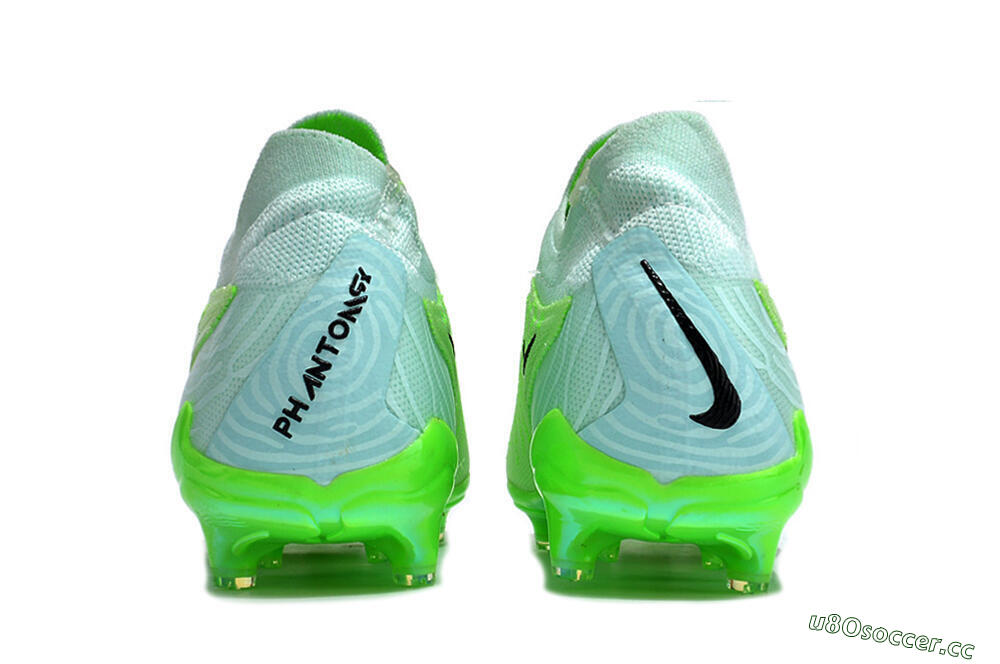 Unisex Nike Phantom GX Elite FG Firm Ground Low-Tops Football Boots - Green/Black/Gold 5