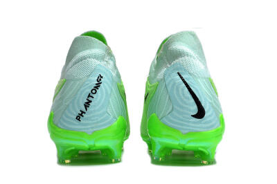 Unisex Nike Phantom GX Elite FG Firm Ground Low-Tops Football Boots - Green/Black/Gold