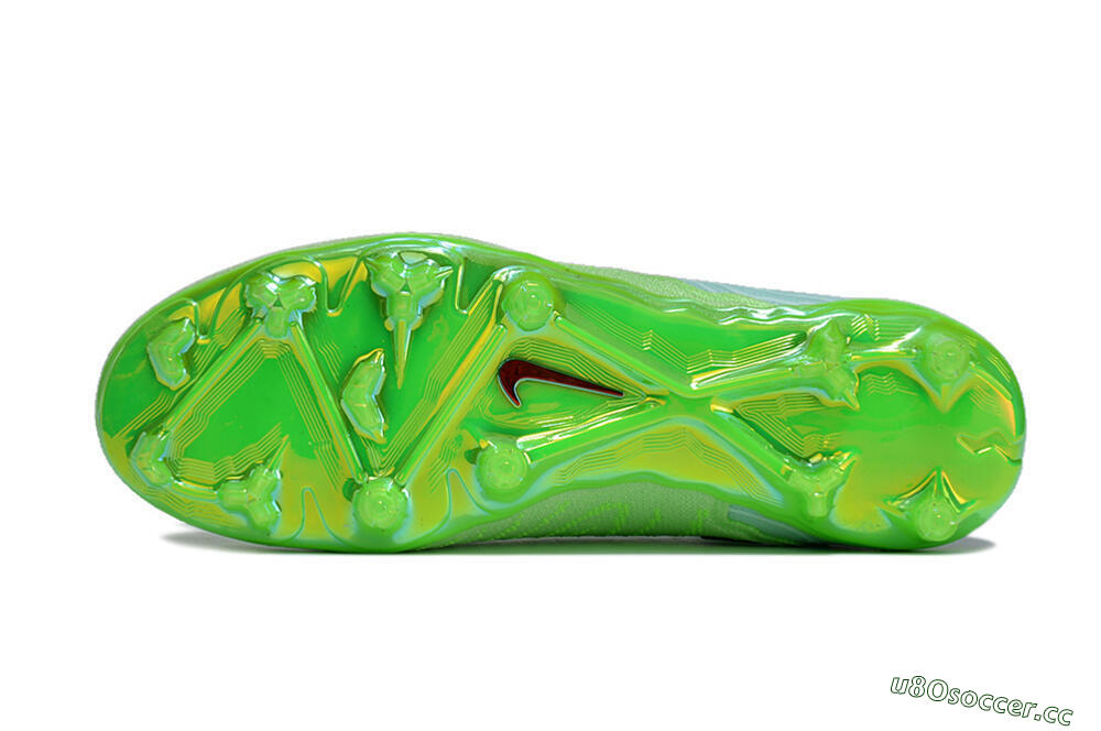 Unisex Nike Phantom GX Elite FG Firm Ground Low-Tops Football Boots - Green/Black/Gold 6