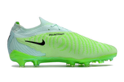 Unisex Nike Phantom GX Elite FG Firm Ground Low-Tops Football Boots - Green/Black/Gold