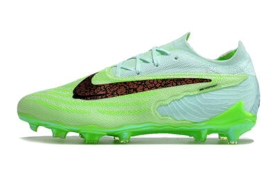 Unisex Nike Phantom GX Elite FG Firm Ground Low-Tops Football Boots - Green/Black/Gold