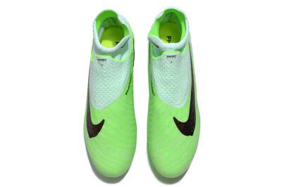 Unisex Nike Phantom GX DF Elite FG Firm Ground High-Tops Football Boots - Green/Black/Brown