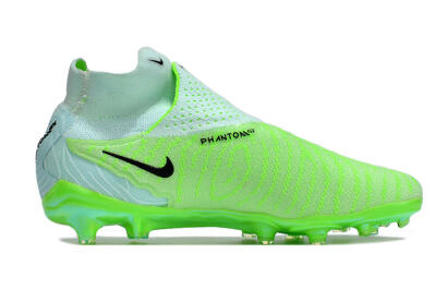 Unisex Nike Phantom GX DF Elite FG Firm Ground High-Tops Football Boots - Green/Black/Brown