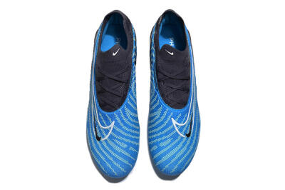 Unisex Nike Phantom GX Elite FG Firm Ground Low-Tops Football Boots - Blue/White/Black