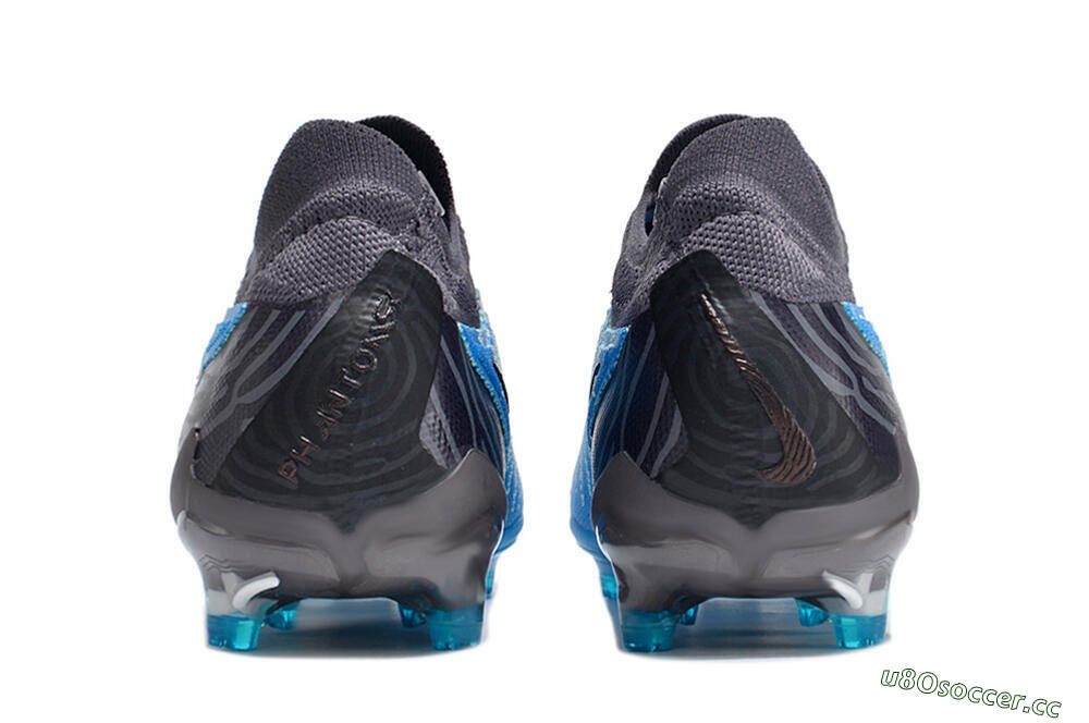 Unisex Nike Phantom GX Elite FG Firm Ground Low-Tops Football Boots - Blue/White/Black 5
