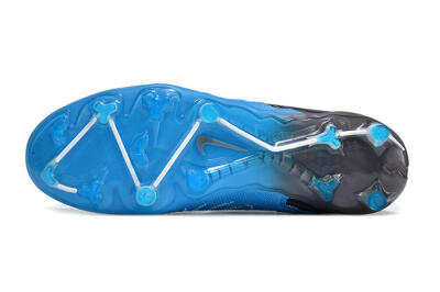 Unisex Nike Phantom GX Elite FG Firm Ground Low-Tops Football Boots - Blue/White/Black