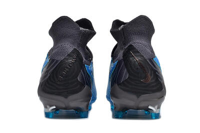 Unisex Nike Phantom GX DF Elite FG Firm Ground High-Tops Football Boots - Blue/White/Black