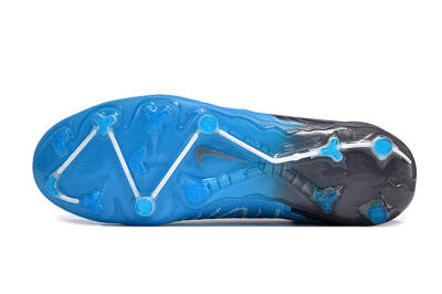 Unisex Nike Phantom GX DF Elite FG Firm Ground High-Tops Football Boots - Blue/White/Black