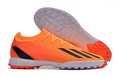 Men's Adidas X Speedportal.3 TF Artificial Turf Low-Tops Football Shoes - Orange/Black/White