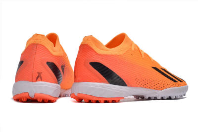 Men's Adidas X Speedportal.3 TF Artificial Turf Low-Tops Football Shoes - Orange/Black/White