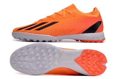 Men's Adidas X Speedportal.3 TF Artificial Turf Low-Tops Football Shoes - Orange/Black/White