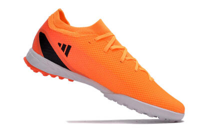 Men's Adidas X Speedportal.3 TF Artificial Turf Low-Tops Football Shoes - Orange/Black/White
