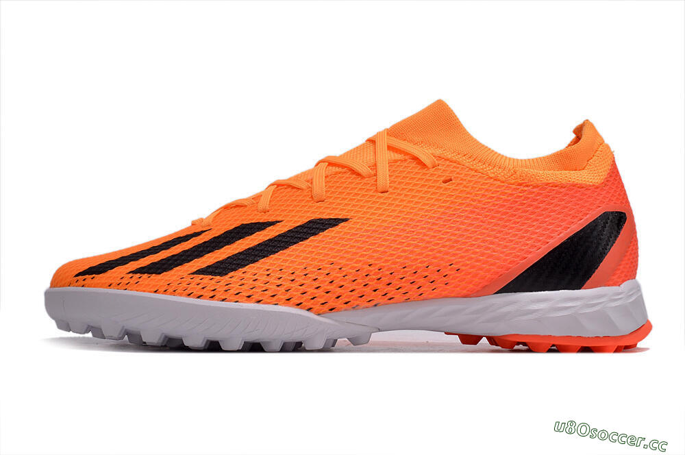 Men's Adidas X Speedportal.3 TF Artificial Turf Low-Tops Football Shoes - Orange/Black/White 0
