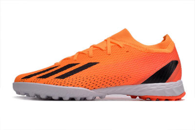 Men's Adidas X Speedportal.3 TF Artificial Turf Low-Tops Football Shoes - Orange/Black/White