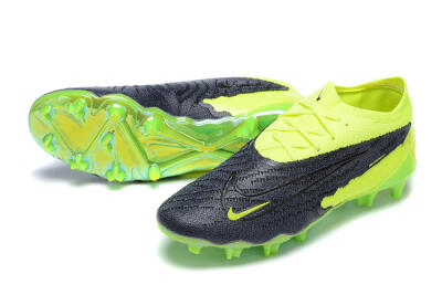 Men's Nike Phantom GX Elite FG Firm Ground Low-Tops Football Boots - Green/Black