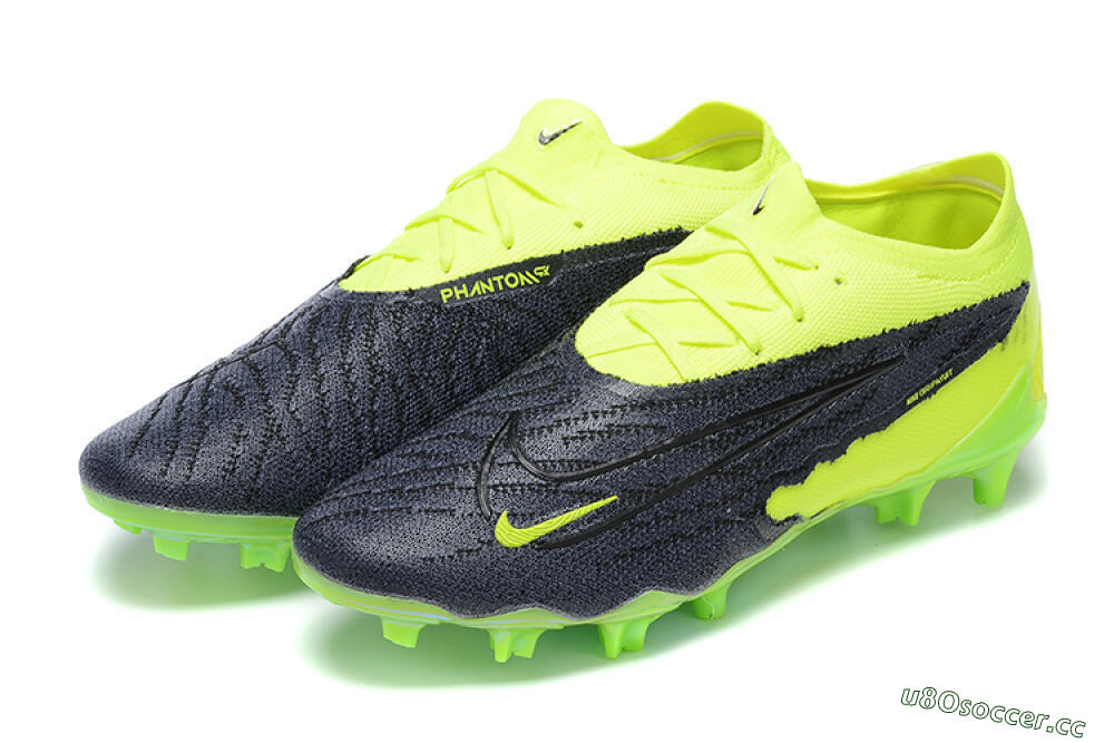 Men's Nike Phantom GX Elite FG Firm Ground Low-Tops Football Boots - Green/Black 9