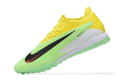 Men's Nike Phantom GX Elite TF Artificial Turf Low-Tops Football Shoes - Green/Black/White/Yellow