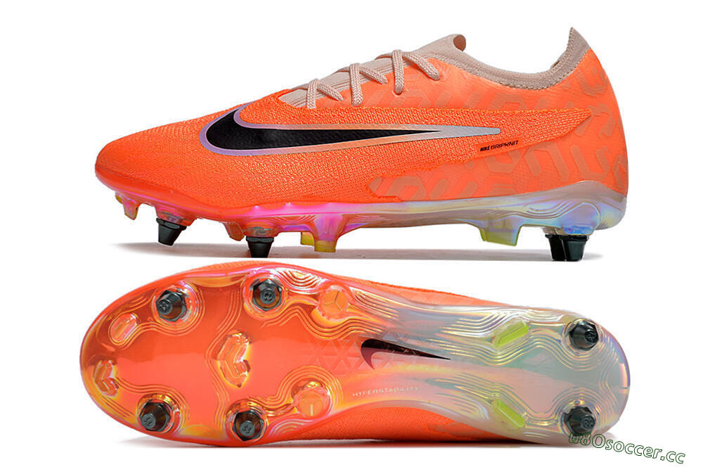 Men's Nike Phantom GX Elite SG Soft Ground Low-Tops Football Boots - Orange/Black 1