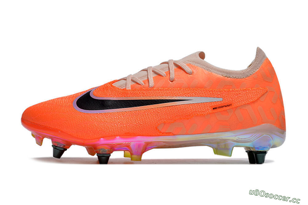 Men's Nike Phantom GX Elite SG Soft Ground Low-Tops Football Boots - Orange/Black 0