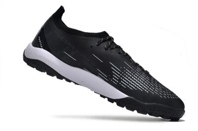 Men's Puma Ultra Ultimate TF Artificial Turf Low-Tops Football Shoes - Black/White