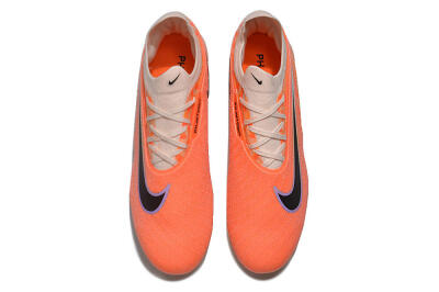 Unisex Nike Phantom GX Elite FG Firm Ground Low-Tops Football Boots - Orange/Black/Purple