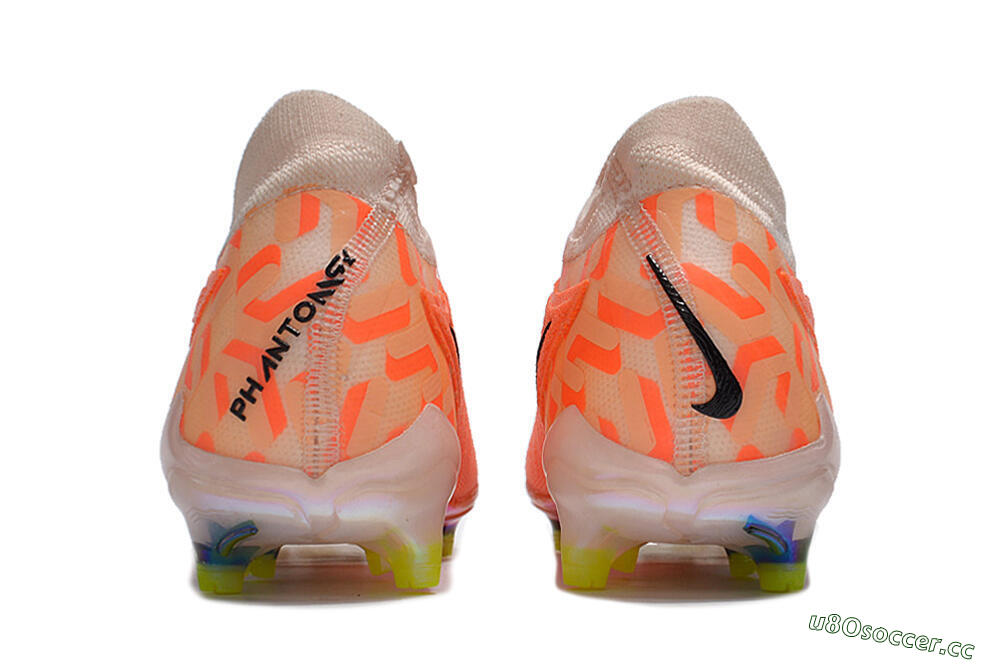 Unisex Nike Phantom GX Elite FG Firm Ground Low-Tops Football Boots - Orange/Black/Purple 5