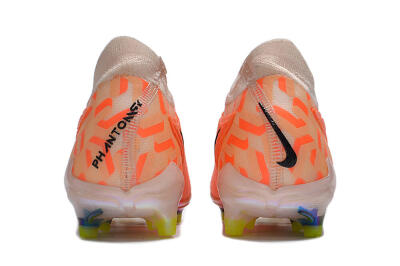 Unisex Nike Phantom GX Elite FG Firm Ground Low-Tops Football Boots - Orange/Black/Purple