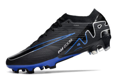 Unisex Nike Air Zoom Vapor 15 Elite SE FG Firm Ground Low-Tops Football Boots - Black/Blue/White