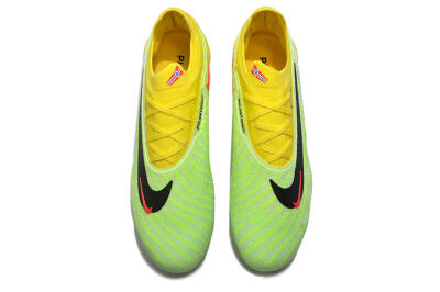 Unisex Nike Phantom GX Elite FG Firm Ground Low-Tops Football Boots - Yellow/Green/Black/Red