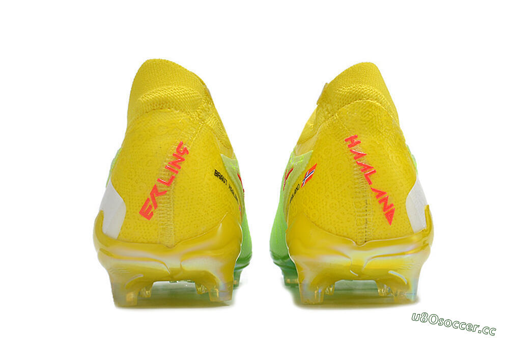 Unisex Nike Phantom GX Elite FG Firm Ground Low-Tops Football Boots - Yellow/Green/Black/Red 5